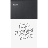 rido/idé Tischkalender Merker 2026