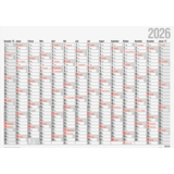 rido/idé Tafelkalender Office I 2026