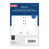 FILOFAX Einlage Kalender exklusiv Pocket 2026 Produktbild