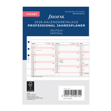 FILOFAX Einlage Kalender exklusiv Professional Pocket 2026 Produktbild