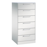 C+P Karteischrank Asisto 562 x 1.298 x 600 mm (B x H x T) DIN A5 quer