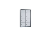 C+P Wandschließfach Intro 460 x 770 x 200 mm (B x H x T) 8 Fächer anthrazitgrau