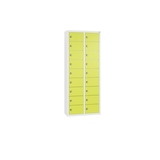 C+P Wandschließfach Intro 460 x 1.130 x 200 mm (B x H x T) 18 Fächer verkehrsweiß