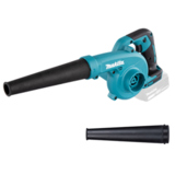 Akku-Laubbläser mit langem Schlauchaufsatz und ergonomischem Griff, Zubehör nicht im Lieferumfang.