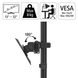 Hama Monitorschwenkarm FULLMOTION 2 Arme