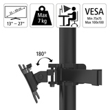 Hama Monitorschwenkarm FULLMOTION 3 Arme