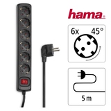 Hama Steckdosenleiste schwarz