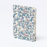 Elegantes Adressbuch mit floralen Mustern auf der Coveroberfläche.