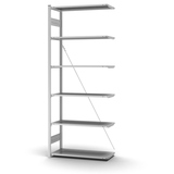 Hofe Anbauregal ORION PLUS Zubehör erforderlich 1.000 x 2.500 x 400 mm (B x H x T)