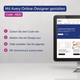 Avery Zweckform Namensschild 90 x 54 mm (B x H)