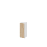Hammerbacher Schließfachschrank 400 x 1.100 x 420 mm (B x H x T) 3 Fächer eiche