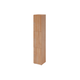Hammerbacher Schließfachschrank 400 x 2.156 x 420 mm (B x H x T) 3 Fächer nussbaum