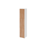 Hammerbacher Schließfachschrank 400 x 2.156 x 420 mm (B x H x T) 3 Fächer nussbaum