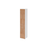 Hammerbacher Schließfachschrank 400 x 2.156 x 420 mm (B x H x T) 6 Fächer nussbaum