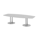Hammerbacher Konferenztisch KT28S Stahl