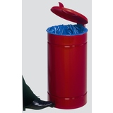 VAR Tretabfalleimer Euro-Pedal rot