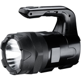 Robuste Taschenlampe mit ergonomischem Griff und bruchfester Linse.