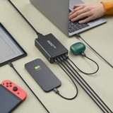 Hama Netzadapter 240 W 1 x USB-A, 4 x USB-C
