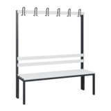 C+P Umkleidebank Solid Kunststoff 1.500 x 1.716 x 412 mm (B x H x T) ohne Schuhrost