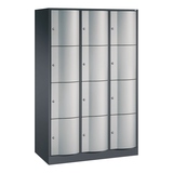 C+P Schließfachschrank Resisto 1.148 x 1.950 x 540 mm (B x H x T) 12 Fächer