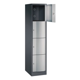 C+P Schließfachschrank Resisto 396 x 1.950 x 540 mm (B x H x T) 4 Fächer