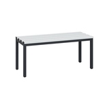 C+P Umkleidebank Solid Kunststoff 375 kg ohne Schuhrost