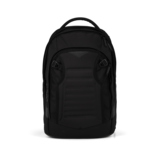 Schwarzer Satch Schulrucksack Match Plus mit sportlichem Design und 30 + 5 L Volumen.