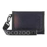 COOCAZOO Geldbörse Rainbow Illusion mit Handschlaufe, in dunklem Design und aufgesetztem Logo.