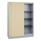 C+P Flügeltürenschrank Asisto 1.200 x 1.635 x 435 mm (B x H x T) weißaluminium