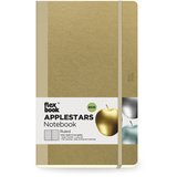 flexbook Notizbuch Applestars gold Produktbild