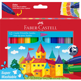 Faber-Castell Fasermaler Jumbo Super Washable 12 St./Pack. Produktbild