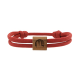 Armband Ortloffs Kölsche Stöck Heimat Kölner Dom weinrot Produktbild