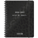 BRUNNEN Schülerkalender Juli 2026 - Dezember 2027 BLACK Produktbild