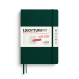 LEUCHTTURM 1917 Buchkalender Medium Juli 2026 - Dezember 2027 Hardcover forest green Produktbild