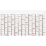 BRUNNEN Plakatkalender 2027 Produktbild