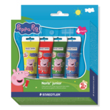 STAEDTLER® Fingerfarbe Noris® junior 8814 Peppa Pig 4 St./Pack. Produktbild