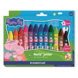 STAEDTLER® Wachsmalstift Noris® junior 224 Peppa Pig 12 St./Pack. Produktbild