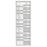 Legamaster An- und Abwesenheitstafel PROFESSIONAL 26 x 77 cm (B x H)