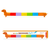 KIKKERLAND Textmarker Regenbogen Dackel Produktbild