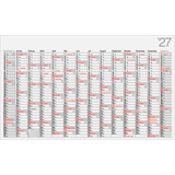 rido/idé Plakatkalender Office II 2027 Produktbild