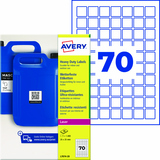 Avery Zweckform Folienetikett wetterfest *25 x 25 mm (B x H)*