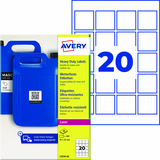 Avery Zweckform Folienetikett wetterfest 45 x 45 mm (B x H)