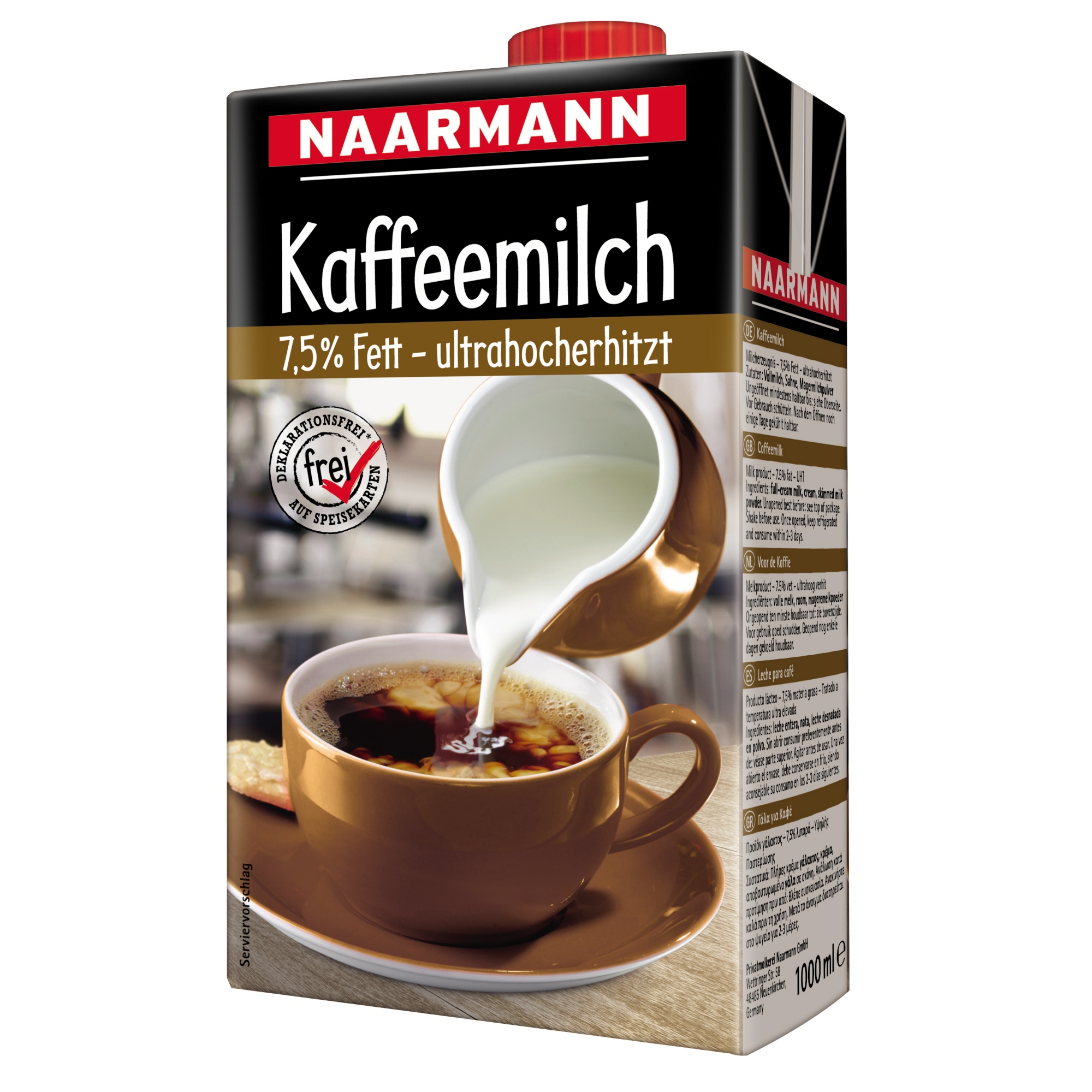 Pflichtinformation für Lebensmittel