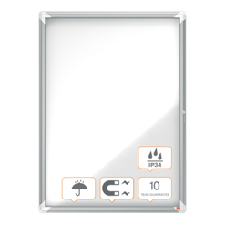 nobo Schaukasten Premium Plus, Metall-Rückwand, 8 x DIN A4 1902579 bei