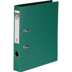 ELBA Doppelordner A4 – 2 X A5 Quer, 7,5 Cm Rücken, Schwarz Mit RADO-Ösen