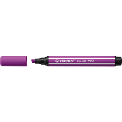 STABILO Fasermaler Pen 68 – Strichstärke 1,0 Mm, Schwarz, Packung Mit 6 Stück