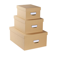 Aufbewahrungsbox Stack 3er Set - 1350ml, 2000ml, 3150ml Vorratsbehälter