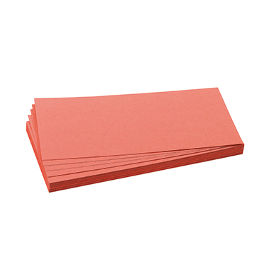 FRANKEN Moderationskarte Rechteck 500 St./Pack. rot Produktbild