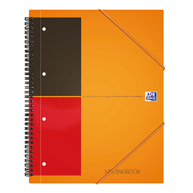 Oxford Collegeblock International Meetingbook DIN A4+ liniert mit Rand innen/außen Produktbild