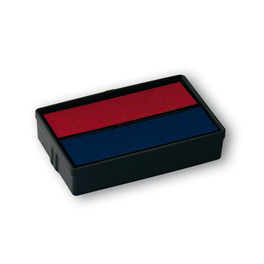 COLOP® Stempelersatzkissen E10 blau/rot Produktbild